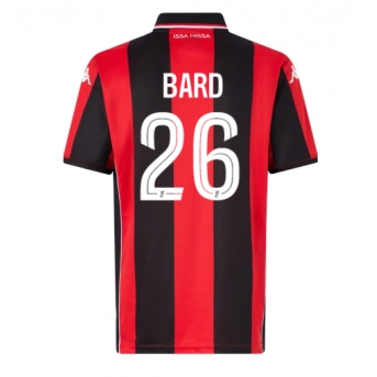 Billige Fotballdrakt OGC Nice Melvin Bard  #26 Replika Hjemmedrakt 2025-26 Kortermet